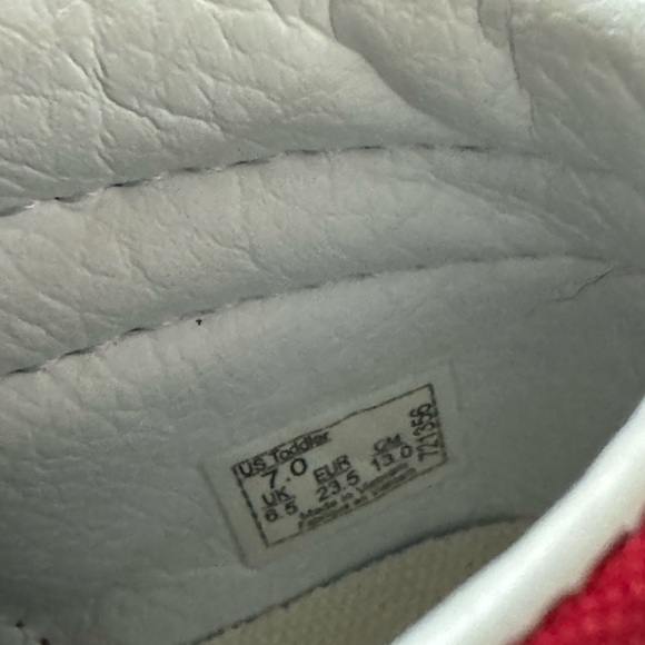 Vans Kids Red and Black Shoes - Picture 5 of 5